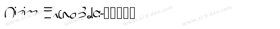 Minim ExtraBold字体转换